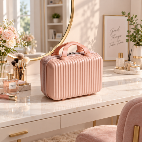 Hard Shell Travel Makeup Organizer