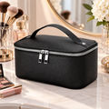 Portable Cosmetic Makeup Train Case
