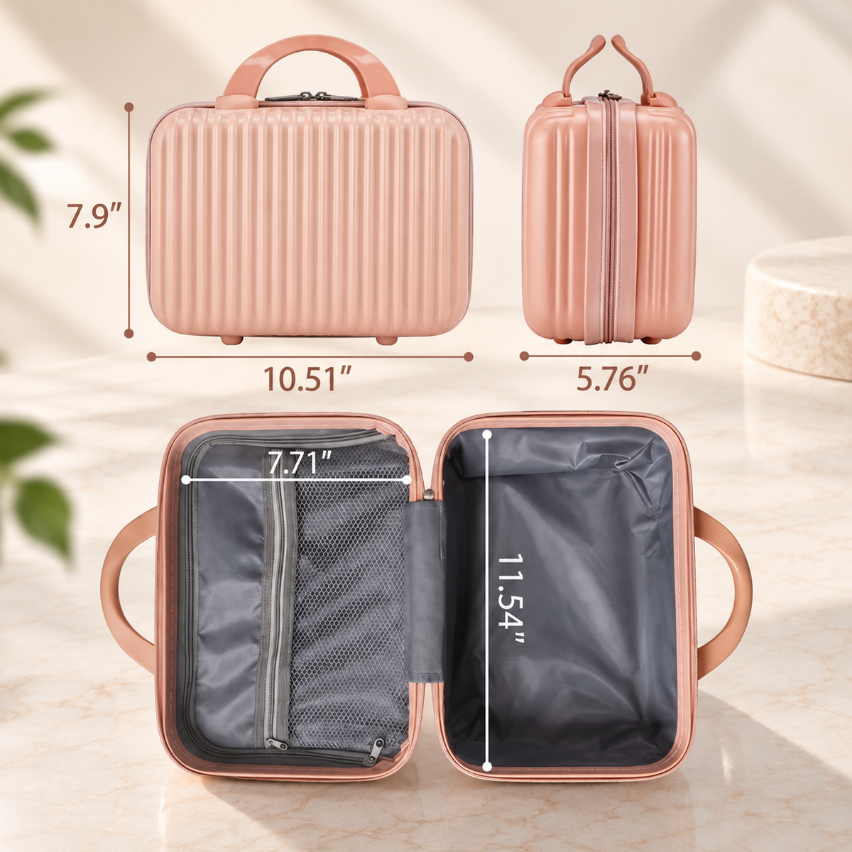 Hard Shell Travel Makeup Organizer